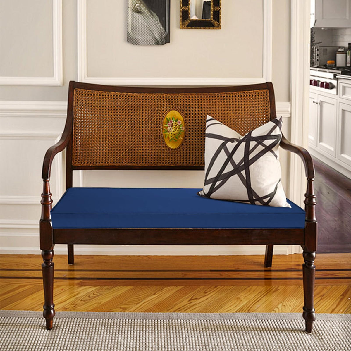 Mrsenloi cushion in vibrant colors complements outdoor decor