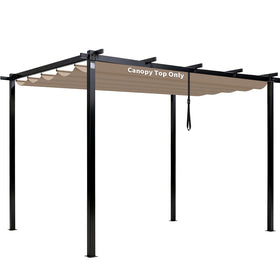 Mrsenloi replacement canopy for 10x10 pergola provides durable beige shade