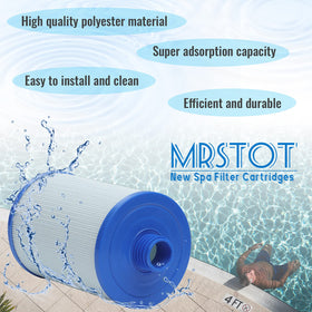 MRSTOT spa filter with reinforced end caps for durability