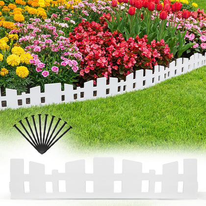 MSISILY garden edger border 33ft shaping curves for beds and lawns