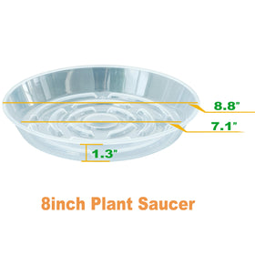 MSKIAUO plant drip tray keeps indoor spaces dry and neat.