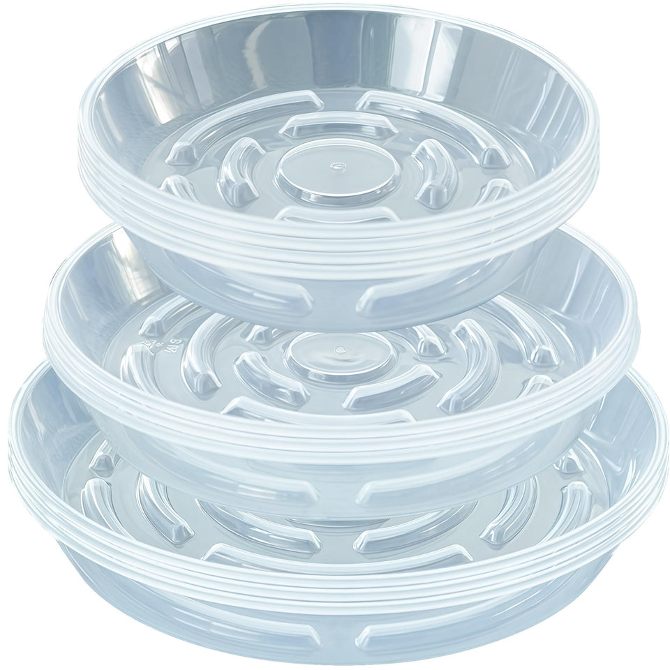 MSKIAUO plant saucer 6inch for drainage and floor protection.