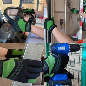 MSUPSAV adjustable cuff closure secures a secure fit for outdoor work.