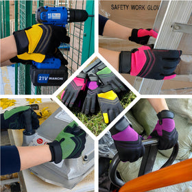 MSUPSAV Birthday gloves in-use gardening scene for weeding and pruning