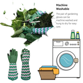 MSUPSAV 9 inch extended cuff protects wrists during yard work