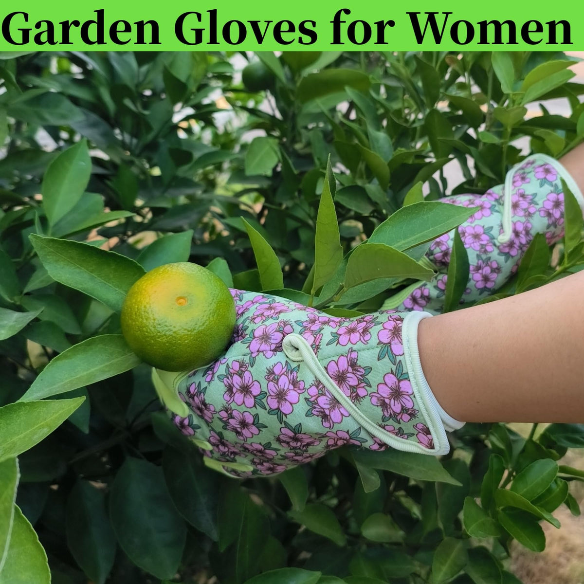 MSUPSAV chartreuse gloves designed for multi-purpose garden tasks.