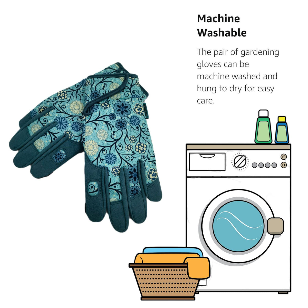MSUPSAV gloves in use while weeding demonstrate dexterous grip