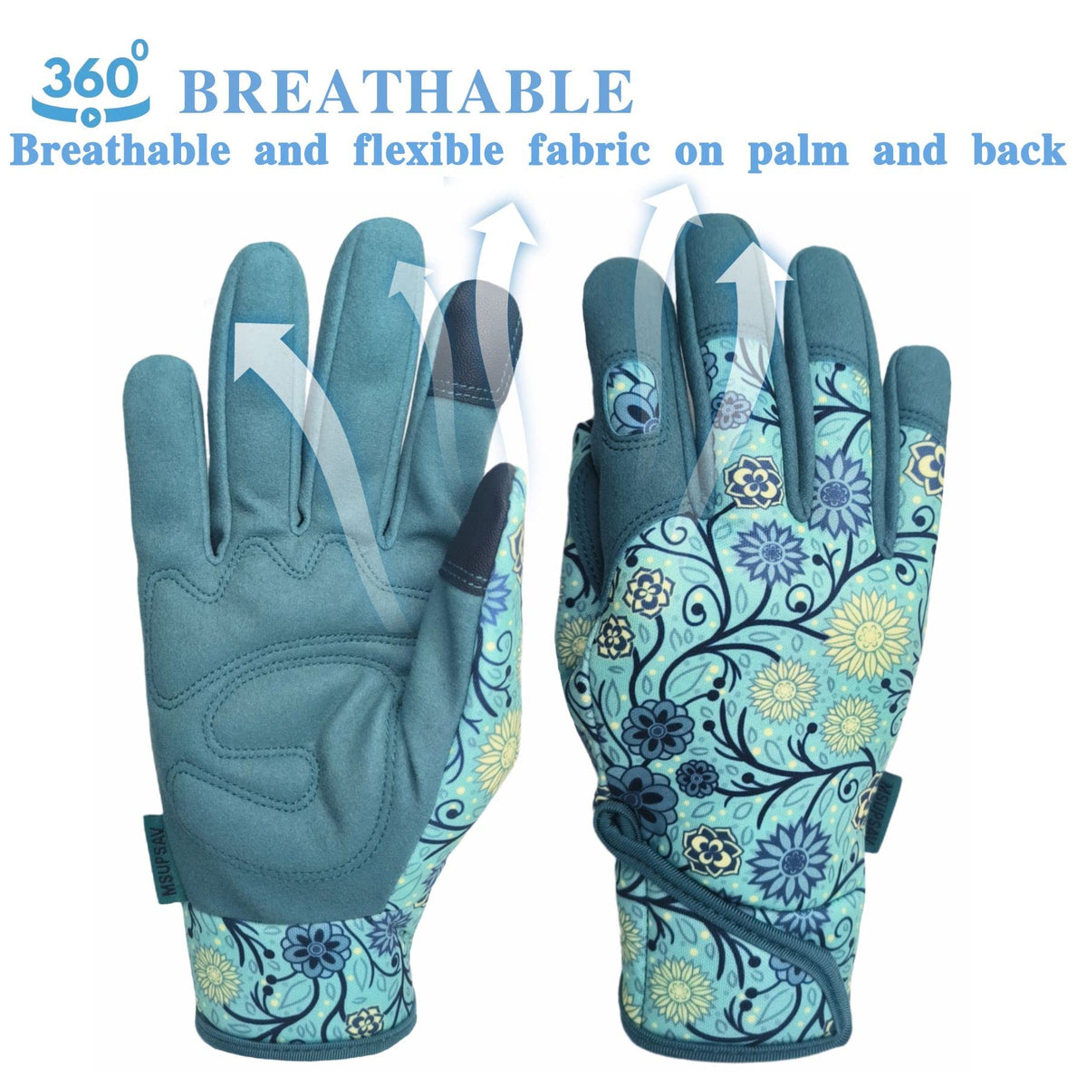 MSUPSAV women's fit in Lake Blue suitable for garden tasks