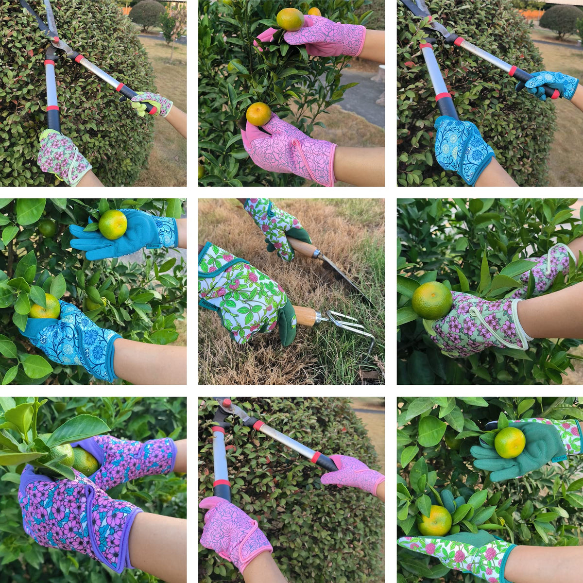 MSUPSAV reinforced fingertips support long-lasting wear in garden work.