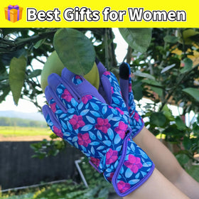 MSUPSAV gloves with reinforced fingertips for stronger grip in yard tasks