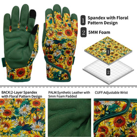 MSUPSAV gloves with foam-padded palm for added hand protection