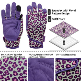 MSUPSAV gloves with palm foam padding for tougher tasks.