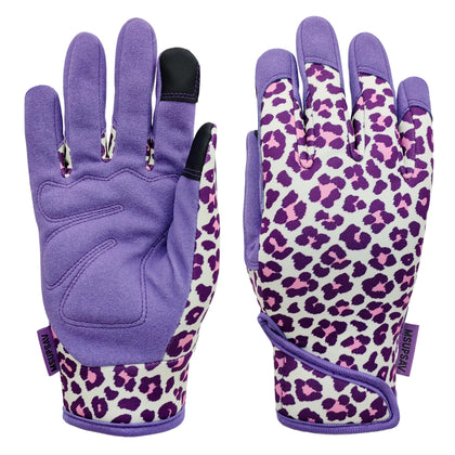 MSUPSAV gloves stretch-back panel for flexible gardening tasks.