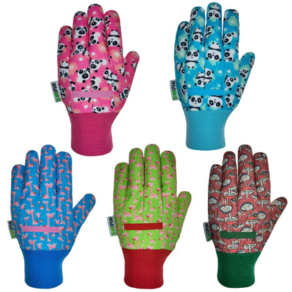 MSUPSAV Kids Garden Gloves back stretchable design for flexible, comfortable gardening