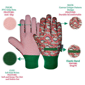 MSUPSAV Kids Garden Gloves leather palm with foam padding for added durability