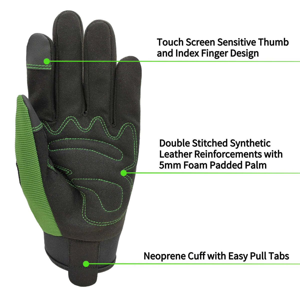 MSUPSAV foam-padded fingertips protect during pruning and trimming tasks