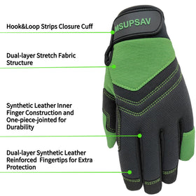 MSUPSAV padded palm foam gloves reduce fatigue during digging and weeding.