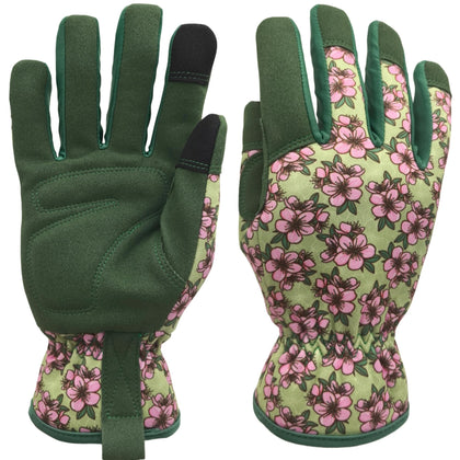 MSUPSAV garden gloves with spandex back stretch for flexible gardening comfort