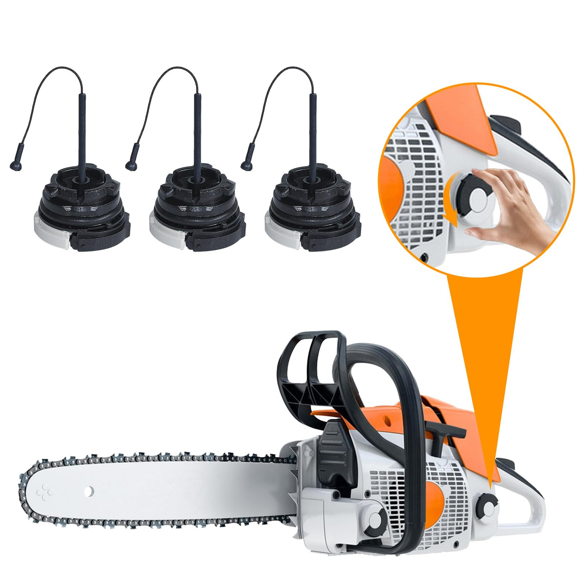 Mtanlo gas cap for Stihl MS230 offers durable construction for daily use