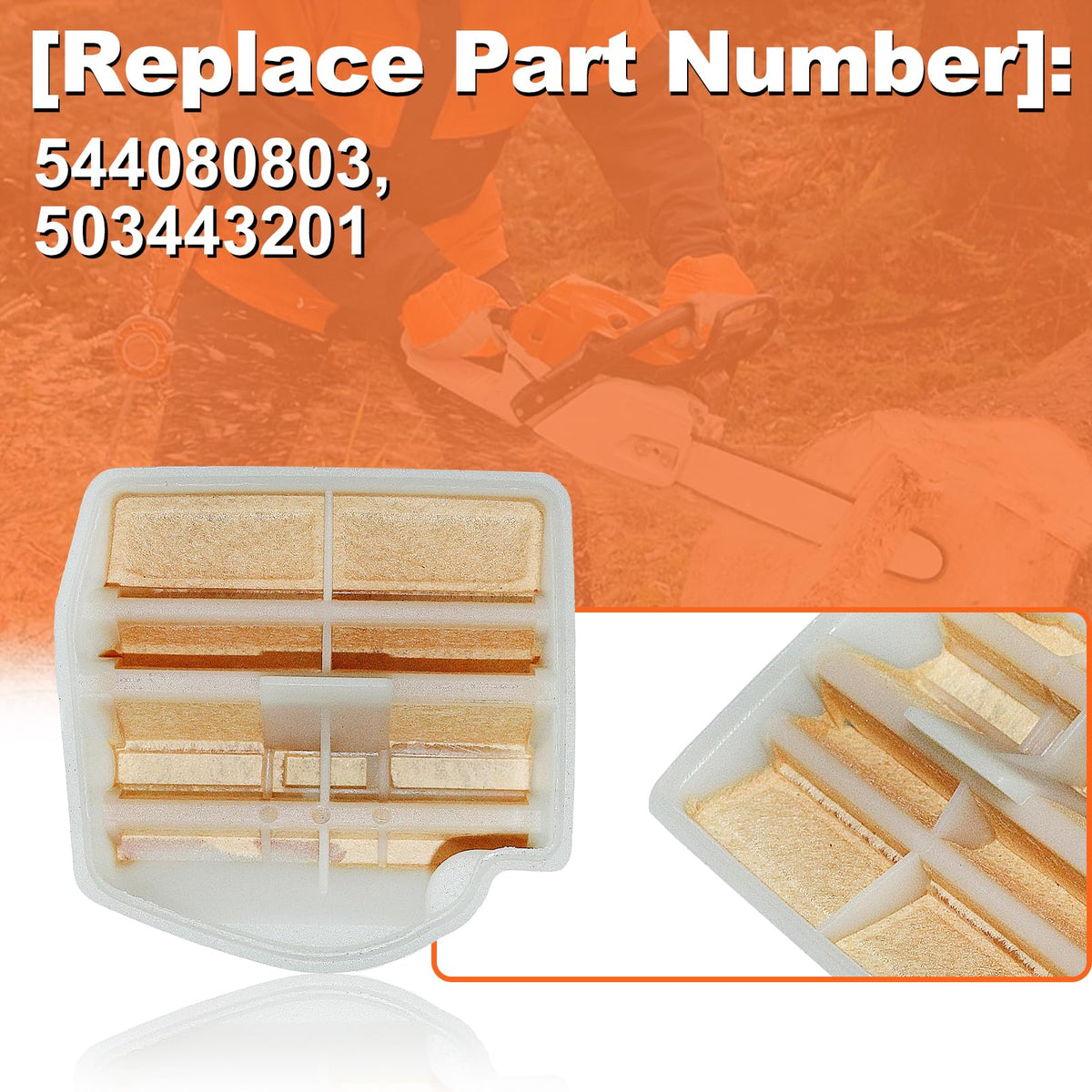 Mtanlo spark plug for Husqvarna chainsaws supports reliable ignition