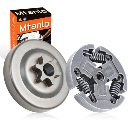 Mtanlo spur sprocket assembly for Echo CS-370 side view with durable clutch-ready components.