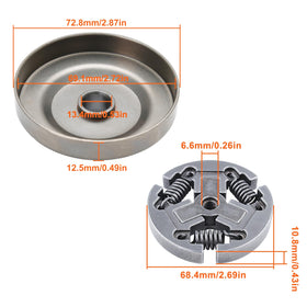 Mtanlo spur sprocket assembly for Echo CS-400 front view ready for quick maintenance.
