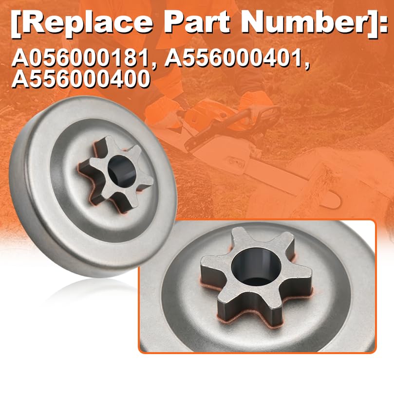 Mtanlo spur sprocket assembly for Echo CS-420ES angled view enabling smoother operation.