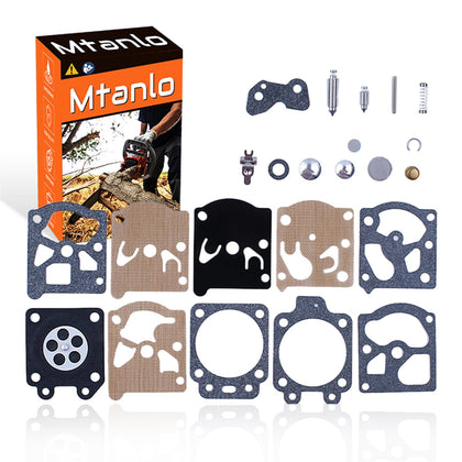 Mtanlo Walbro K20-WAT carb kit for Walbro carburetors, improves rebuild precision.