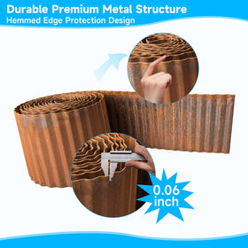 MTART corrugated border design adds modern appeal