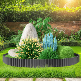 MTART galvanized metal edging resists weather and maintains form through seasons.