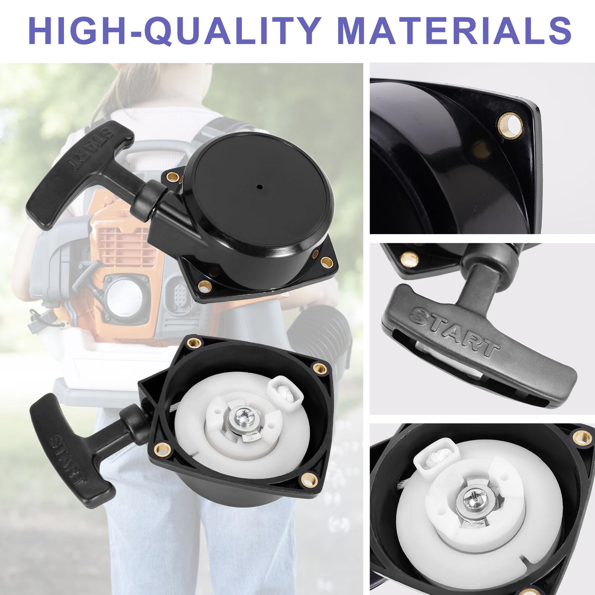 MTATCN nylon rebound rope—high-strength material supports reliable starts.