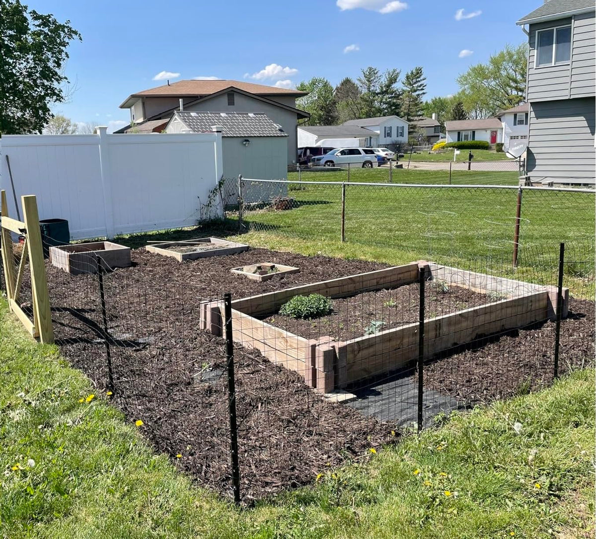 MTB Garden 5ft post with anchor plate highlights stable corner or gate post options.
