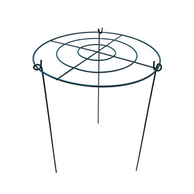MTB Garden peony cage grid detail highlights durable iron grid and circular brace