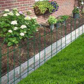 MTB Supply 50-foot border fence pack provides flexible, quick setup for beds and patios.