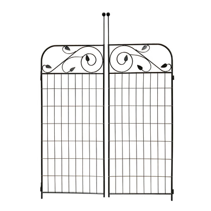 MTB Supply 8-leaves decorative fence panel adds garden border visual interest