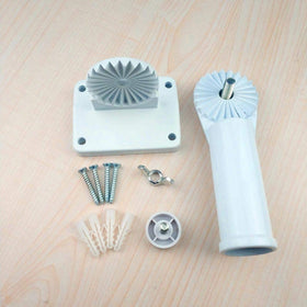 MTB Supply aluminum wall mount flag pole bracket close-up