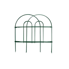 MTB Supply arched border panels create decorative garden borders around beds.