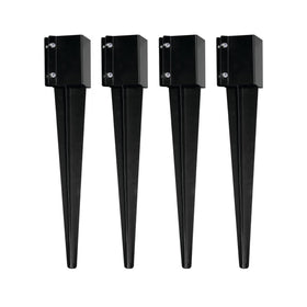 MTB Supply fence post anchor 4-pack assembled for sturdy outdoor fencing support