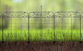 MTB Supply gate with anchors ready for secure outdoor installation