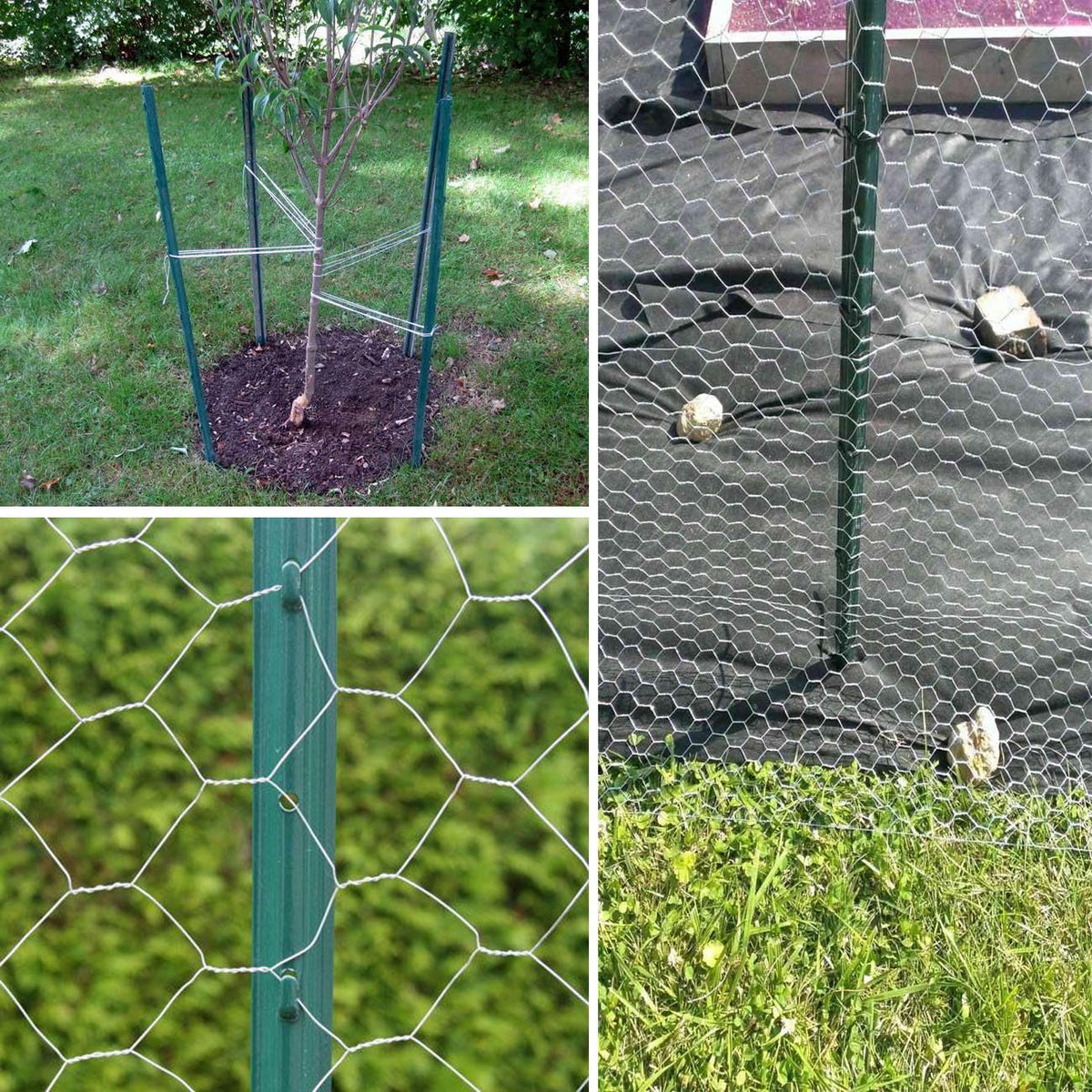MTB Supply pre-drilled holes for easy sign mounting on posts