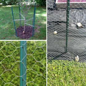 MTB Supply pre-drilled holes for easy sign mounting on posts