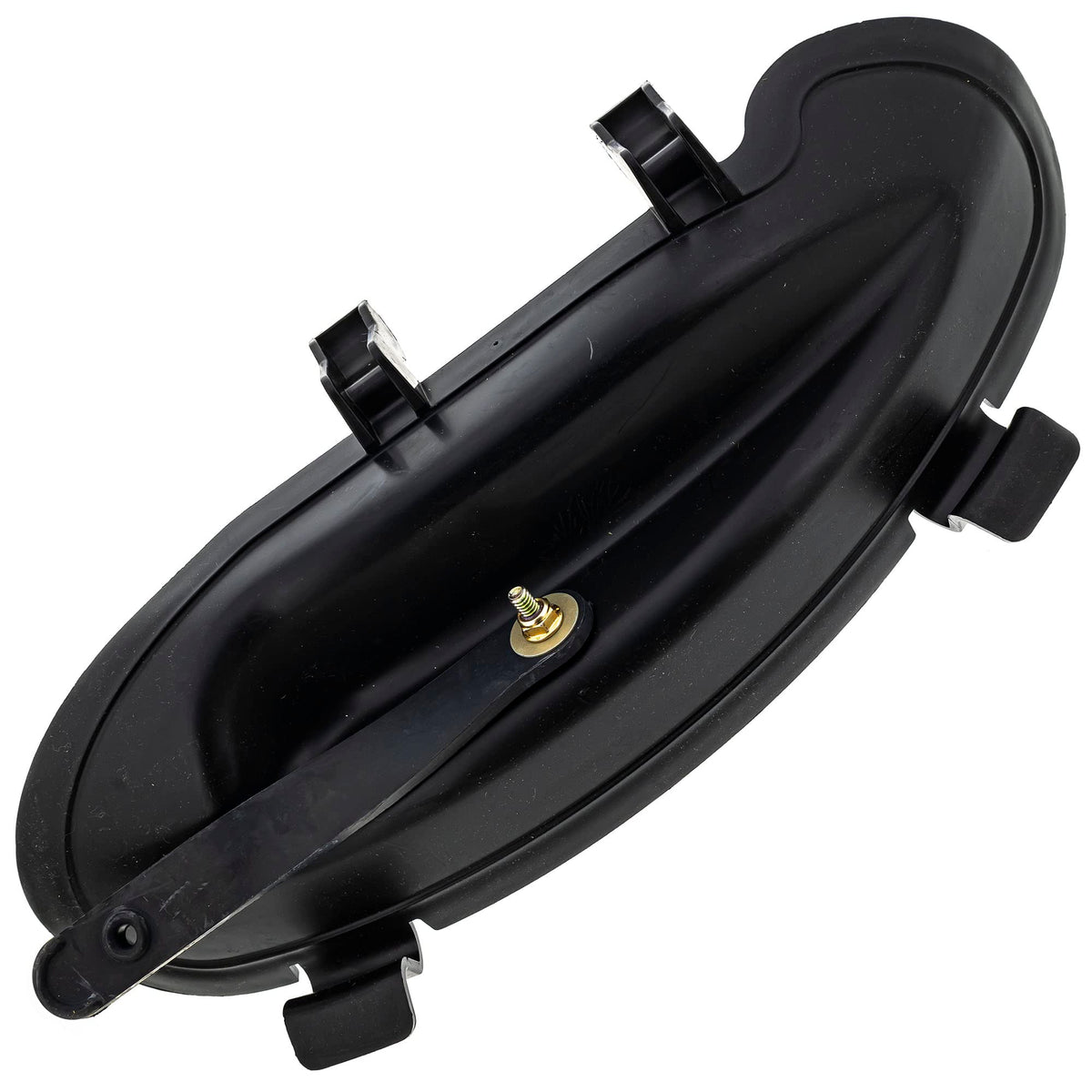 MTD 631-04463 mulch plug assembly in black for easy mulching compatibility.