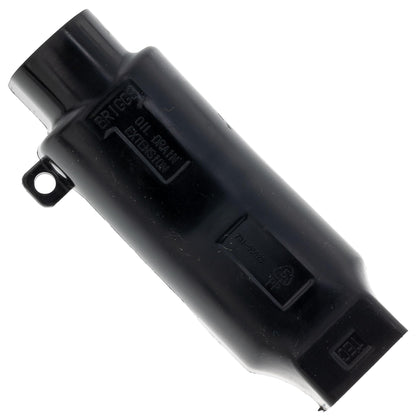 MTD 731-05628 oil drain sleeve front view, compatible with Murray and Troy-Bilt tractors