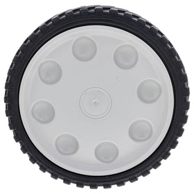 MTD Genuine Parts 753-08175 wheel assembly, 8in black, for quick mower replacement.