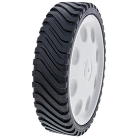 MTD Genuine Parts 753-08175 wheel assembly top view highlights durable construction.