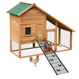 MTGSTOCL chicken coop ramp assembly enables quick, secure setup.