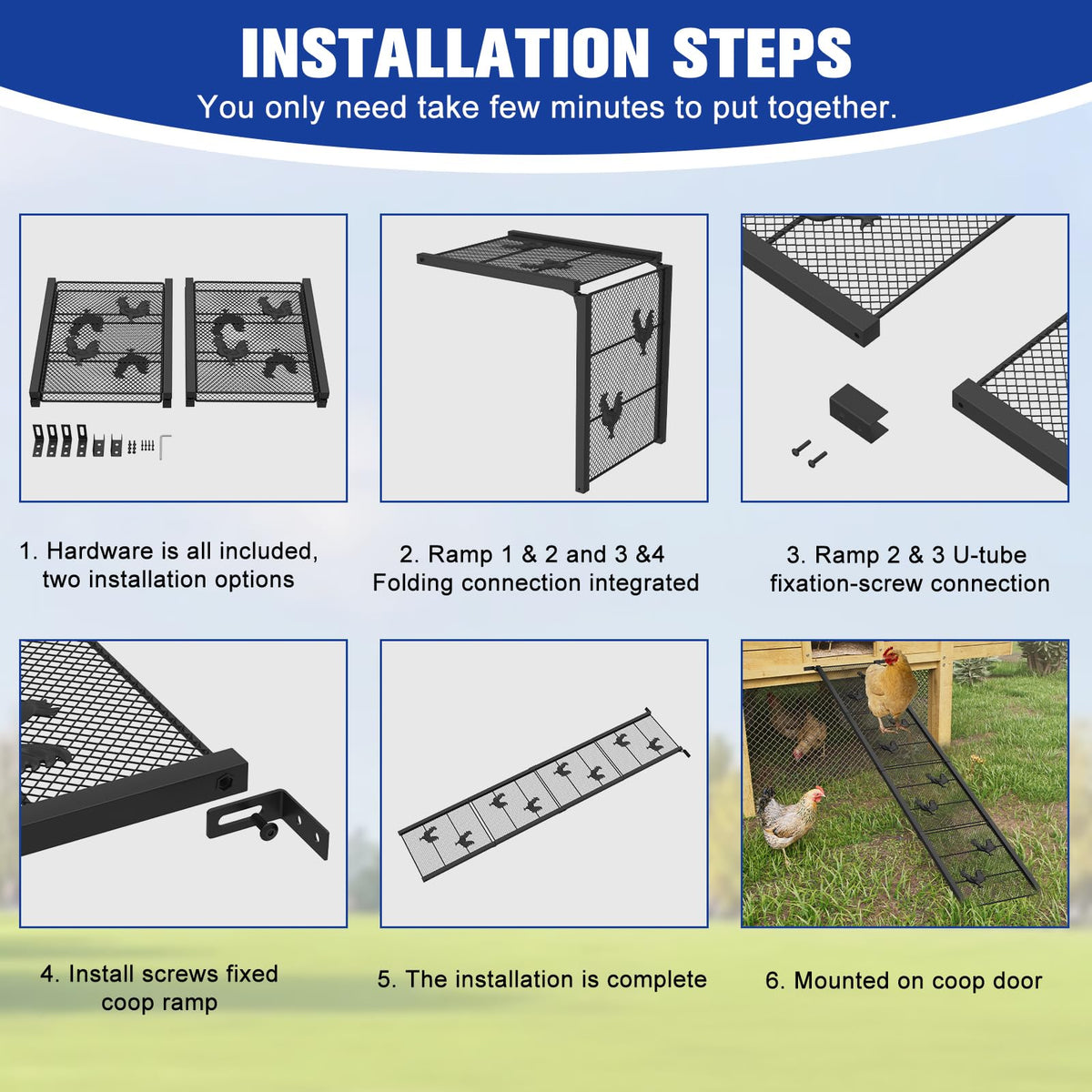 MTGSTOCL DIY-length coop ladder lets you tailor height.