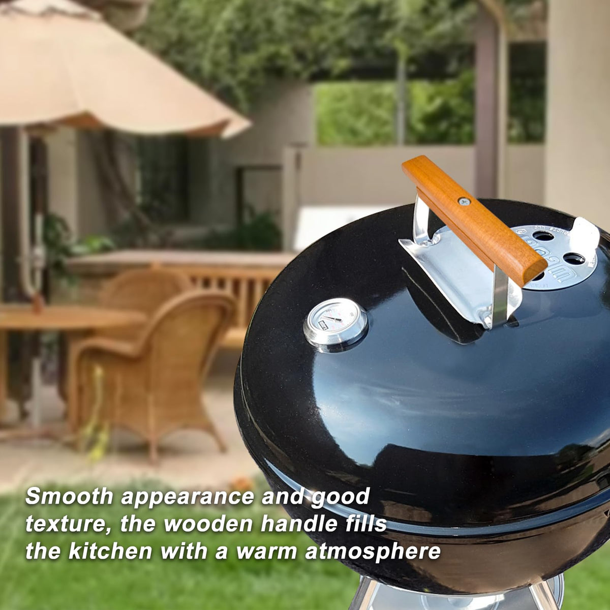 MTGSTOCL Weber 22.5-inch fit enhances large-grill compatibility and grip