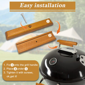 MTGSTOCL Weber handle screws included ensure quick, tool-free mounting