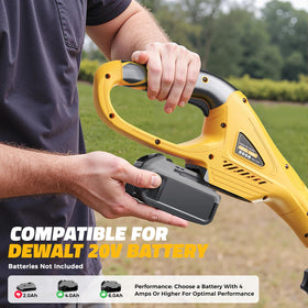 MtiolHig ergonomic, adjustable handle reduces fatigue during use.
